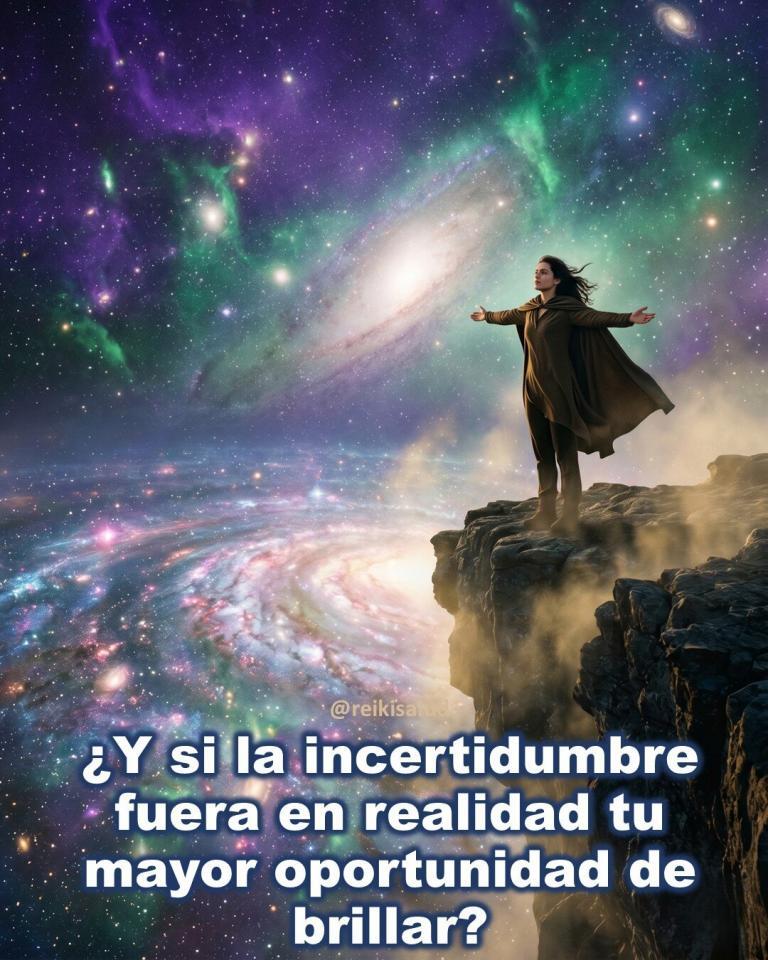 ¿Y si la incertidumbre fuera en realidad tu mayor oportunidad de brillar?