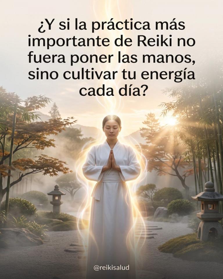 ¿Y si la práctica más importante de Reiki no fuera poner las manos, sino cultivar…