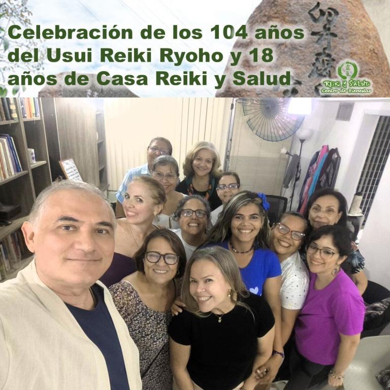 Compañeros de viaje, comparto la foto del último encuentro de maestros de Gendai Reiki Ho,…