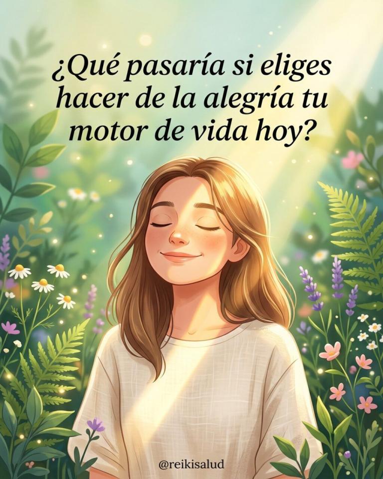 ¿Qué pasaría si eliges hacer de la alegría tu motor de vida hoy?