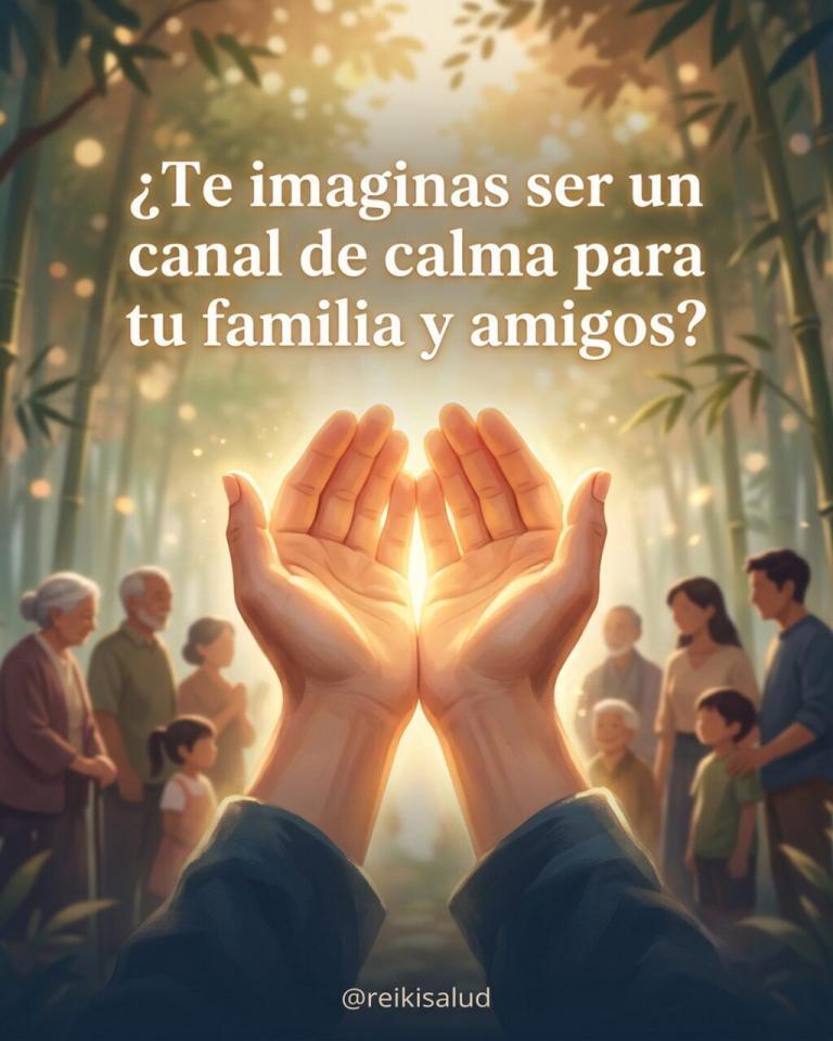 ¿Te imaginas ser un canal de calma para tu familia y amigos?