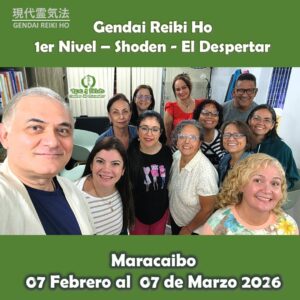Curso Gendai Reiki Ho Shoden Nivel I (7 de Febrero al 7 de Marzo 2026) en Casa Reiki y Salud