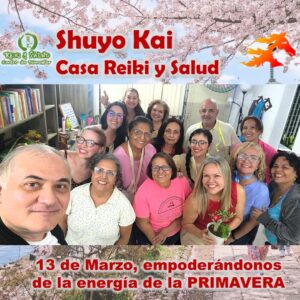 Shuyo Kai Encuentro de Maestros Gendai Reiki Ho 13 Marzo 2026 en casa Reiki y Salud